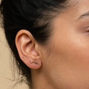 Mejuri Bar Stud Earrings